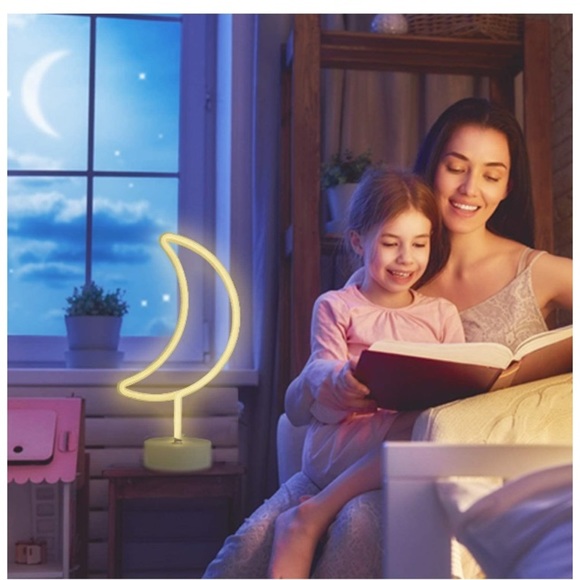 Neon Sign Moon Decor Light